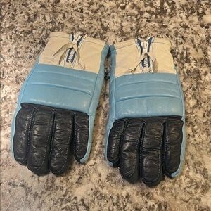 Vintage Aris Wonderlite Deerskin Winter Gloves